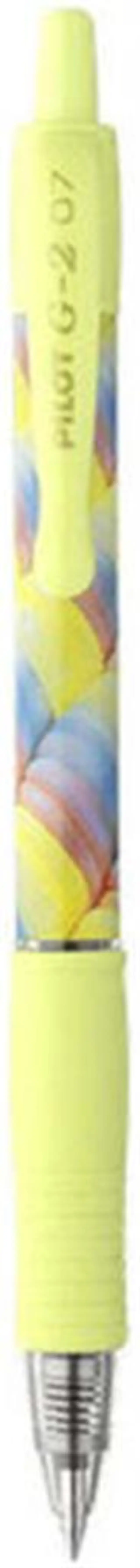 Pilot Στυλό G-2 0,7mm Flow LTD Κίτρινο με μαύρο μελάνι (Pilot)