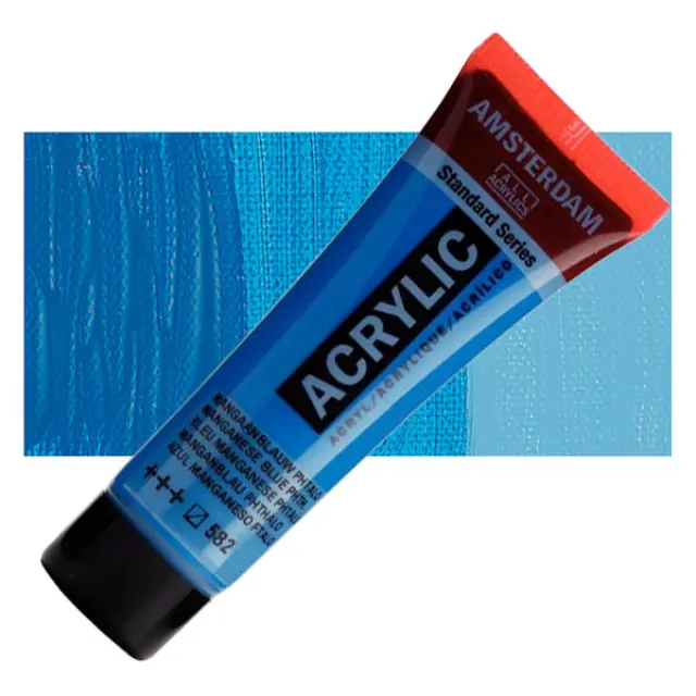 Ακρυλικό Talens Amsterdam 582 Manganese Blue Phthalo - 20ml