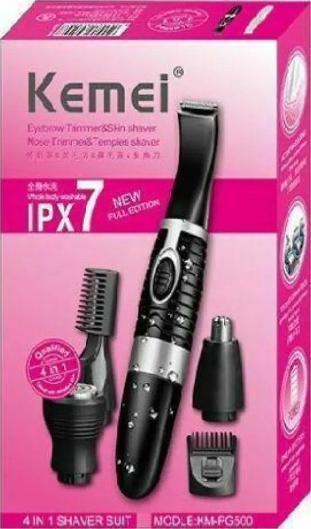 Kemei KM-PG500 Trimmer Μηχανή Μαύρη 3