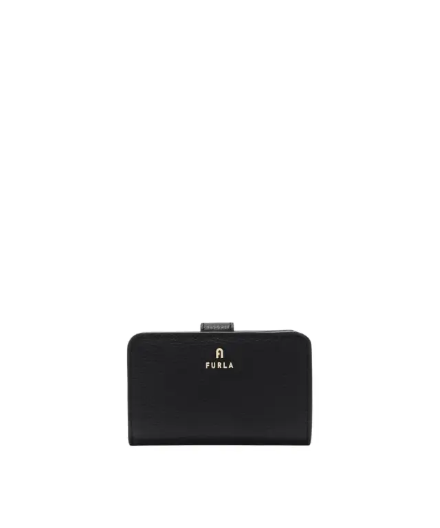 Furla - Γυναικείο Δερμάτινο Πορτοφόλι Camelia Card Case M WP00314-ARE000-O6000 Μαύρο