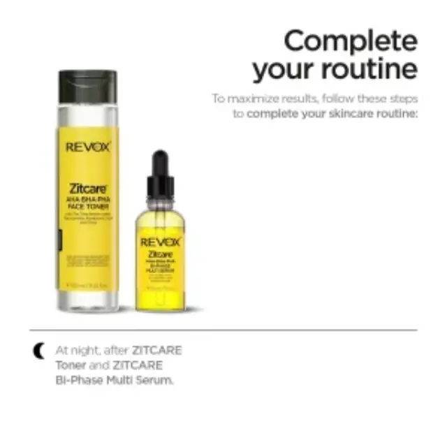 Revox Zitcare AHA-BHA-PHA Ρυθμιστική Κρέμα Προσώπου Ημέρας κατά των Ατελειών με Υαλουρονικό Οξύ & Νιασιναμίδη 50ml 2