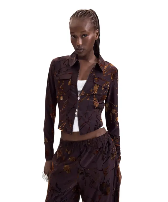 Desigual - Γυναικείο Παντελόνι Bucarest 26WWPK03-6000 Καφέ 2