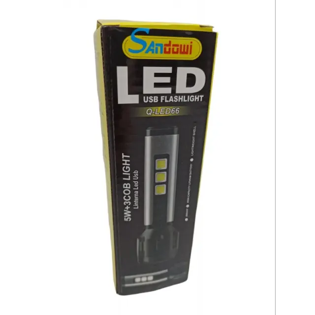 ΕΠΑΝΑΦΟΡΤΙΖΟΜΕΝΟΣ ΦΑΚΟΣ 5W ANDOWL Q-LED66 2