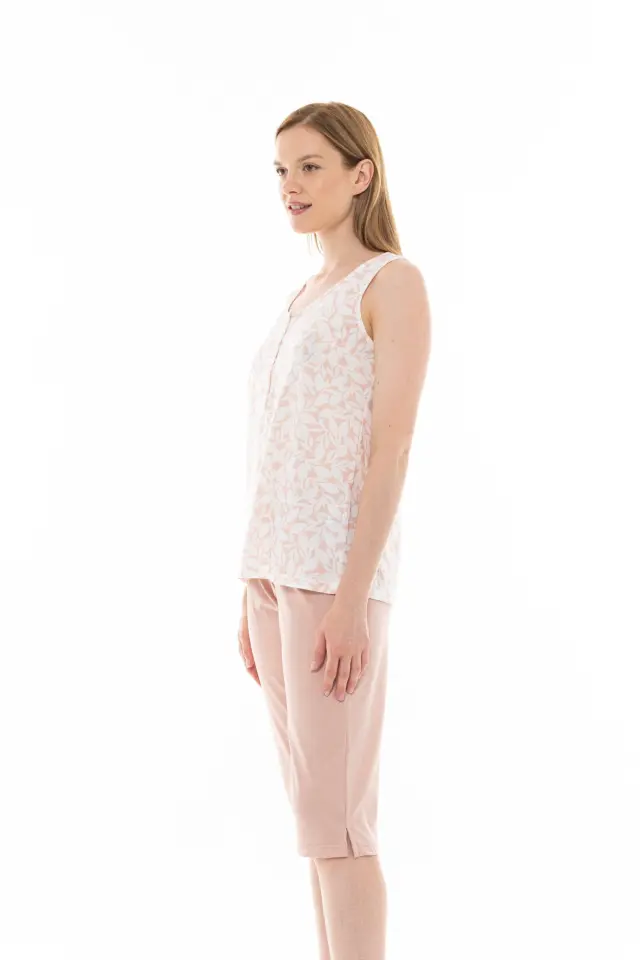 S1258 - Type - PYJAMA CAPRI PINK FLOWER 2