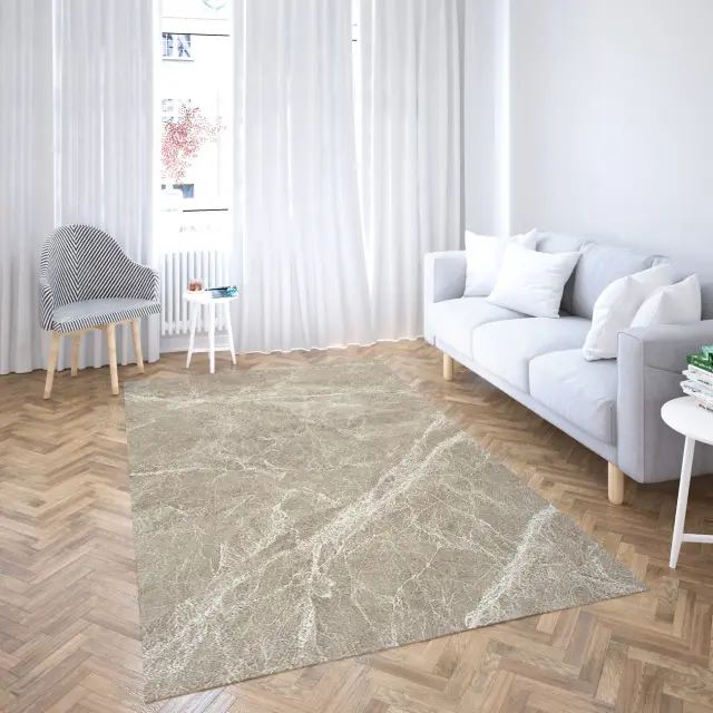 Χαλί 160x230 Premium Viopros Μαρφίλ Μπεζ Πολυπροπυλένιο