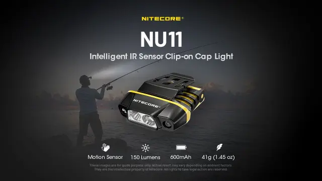 Nitecore NU11 – Φακός Κεφαλής LED 150lm με Intelligent IR Sensor & USB-C 2