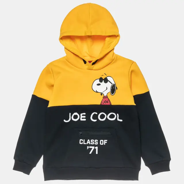 Μπλούζα φούτερ Snoopy με τσέπη