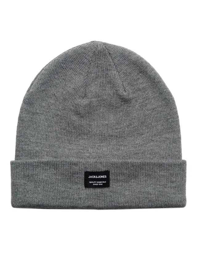 JACDNA BEANIE NOOS Grey Melange