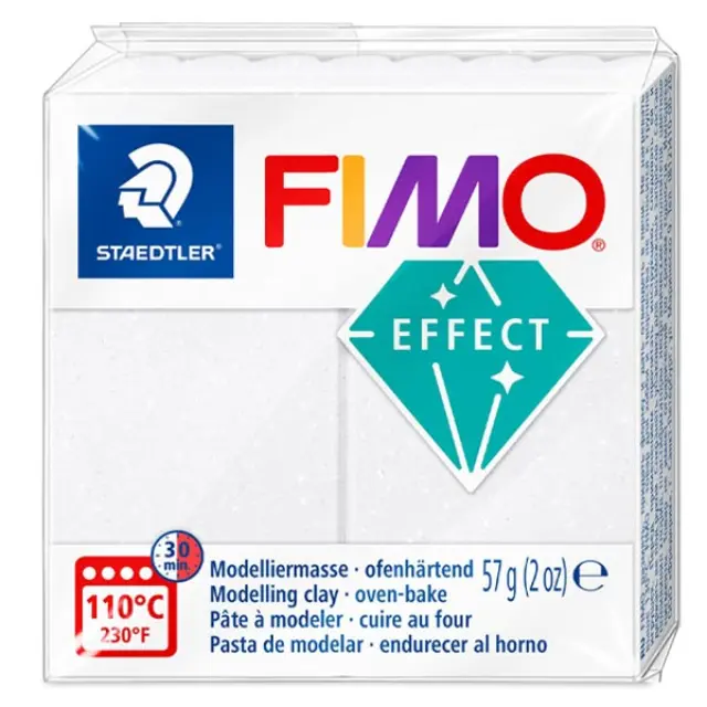 Πολυμερικός Πηλός Staedtler Fimo Effect No002 - Galaxy White - 57gr