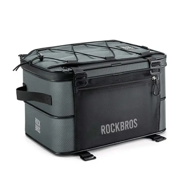 Rockbros A30 Road to Sky Foldable Bike Bag for Trunk 15-30L Gray