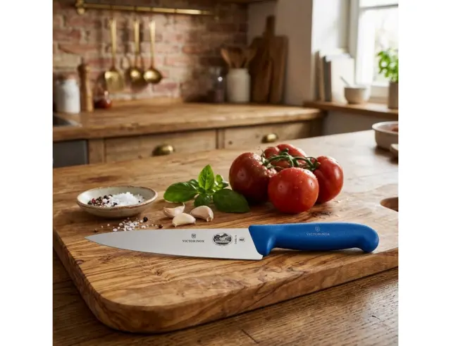 Μαχαίρι Chef Victorinox Fibrox με μήκος λεπίδας 19cm - Blue 5.2002.19