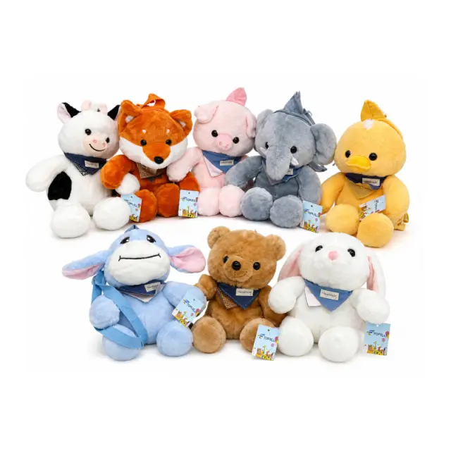 Παιδικό Λούτρινο Σακίδιο Πλάτης Ζωάκια 36cm - Kids Plush Animal Backpack 36cm 072087 2