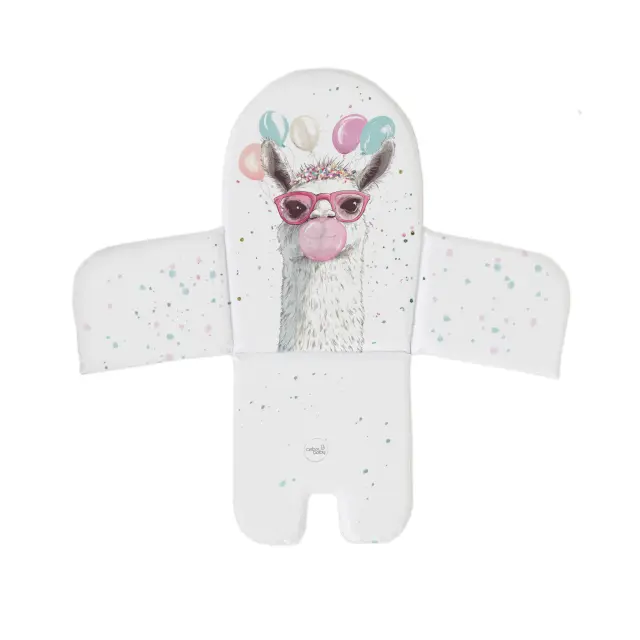 Μαλακό PVC Κάθισμα για Καρεκλάκι Φαγητού Crazy Llama 5907672345451