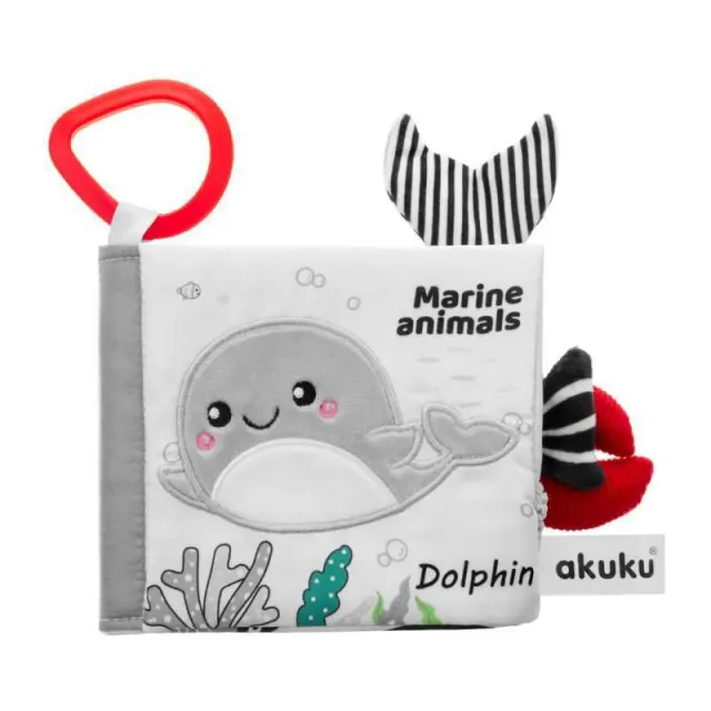 Akuku Εκπαιδευτικό βιβλιαράκι Marine Animals