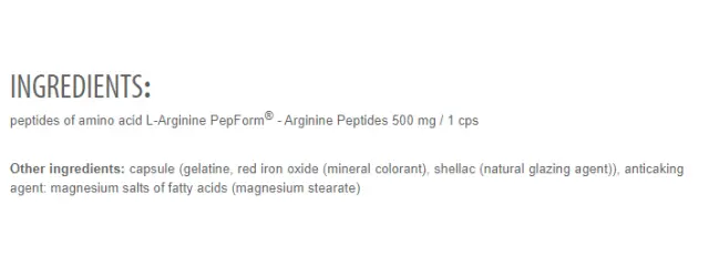 Extrifit Arginine Peptides 500 mg 3