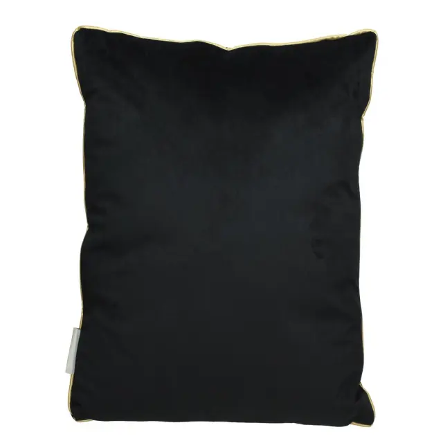 Μαξιλάρι Τίγρης Μαύρο Βελούδο 45x45cm 2