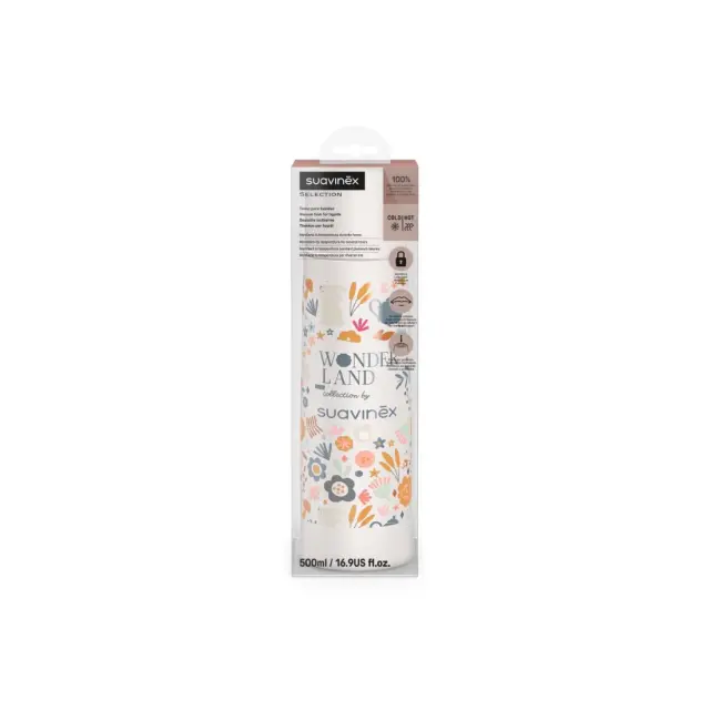 Μπουκάλι Θερμός Suavinex Wonderland Beige 500ml BR79415 2