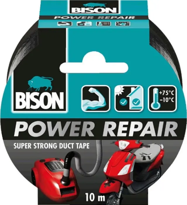 Bison Υφασμάτινη Ταινία Power Repair Black 10m/ 26204 (Bison)