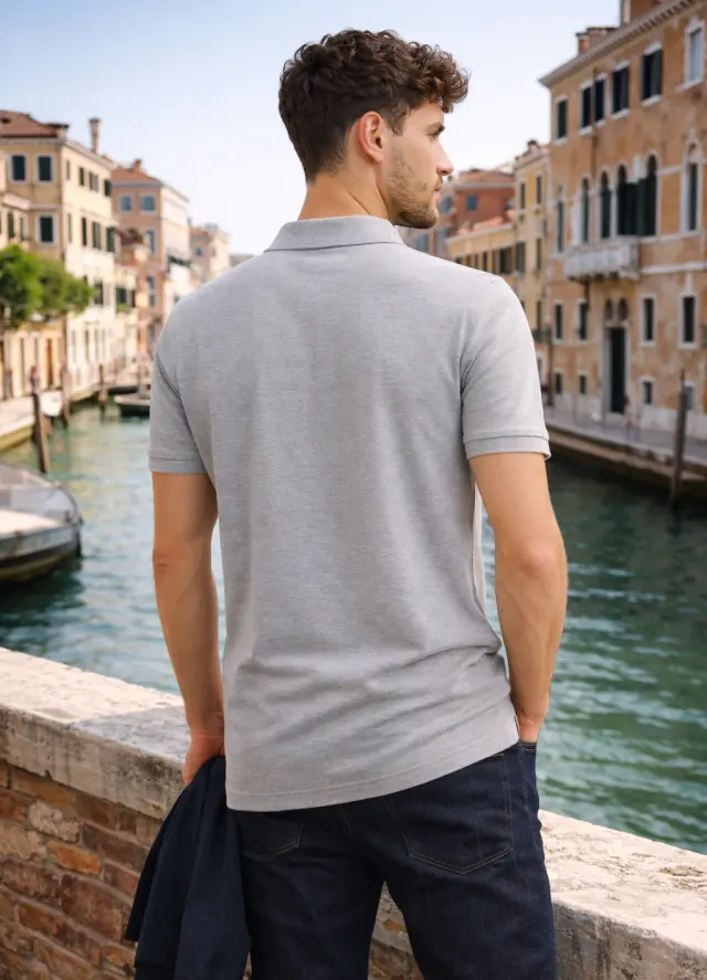 Μπλούζα Polo Noshame® Γκρι - 112613 - 3XL 2
