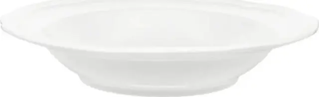 Casa Domani Florence Scallop Rim Πιάτο Σούπας/Βαθύ Λευκό 23.5cm