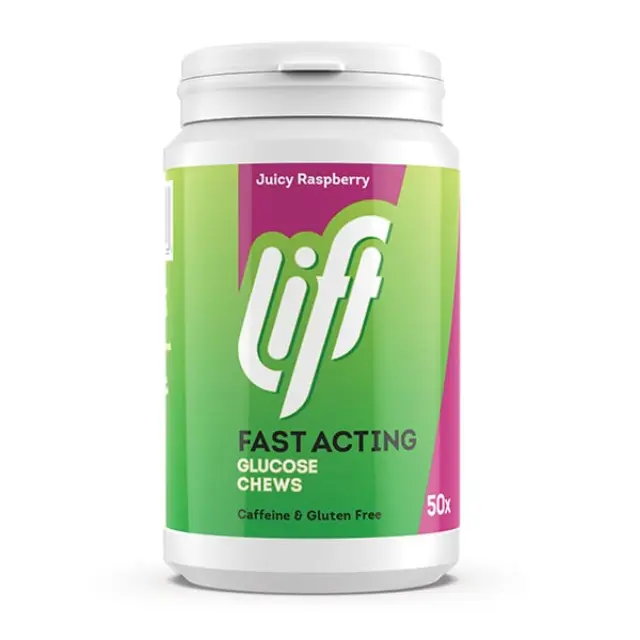 Gluco Tabs Lift Fast Acting Ταμπλέτες Γλυκόζης με Γεύση Βατόμουρο 50tabs