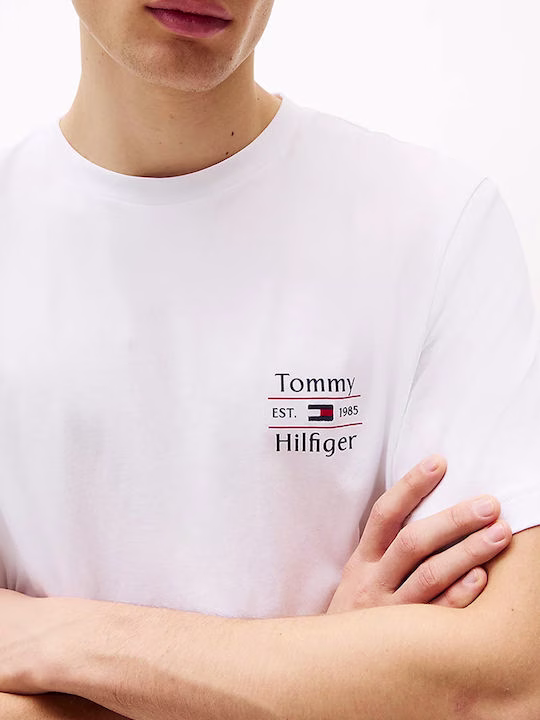 Tommy Hilfiger Ανδρικό Άσπρο T-Shirt Άσπρο 2