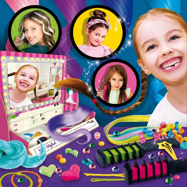 Studio Κομμωτικής - Εκπαιδευτικό Παιχνίδι Hairstyling με Εξτένσιον & Αξεσουάρ 2