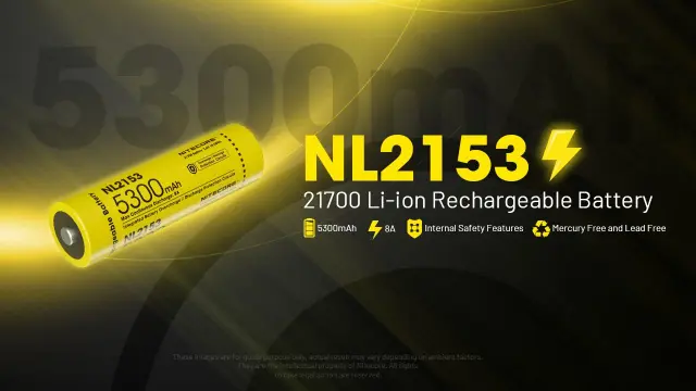 ΜΠΑΤΑΡΙΑ NITECORE 21700 / 5300mAh (τιμή τεμαχίου) 3