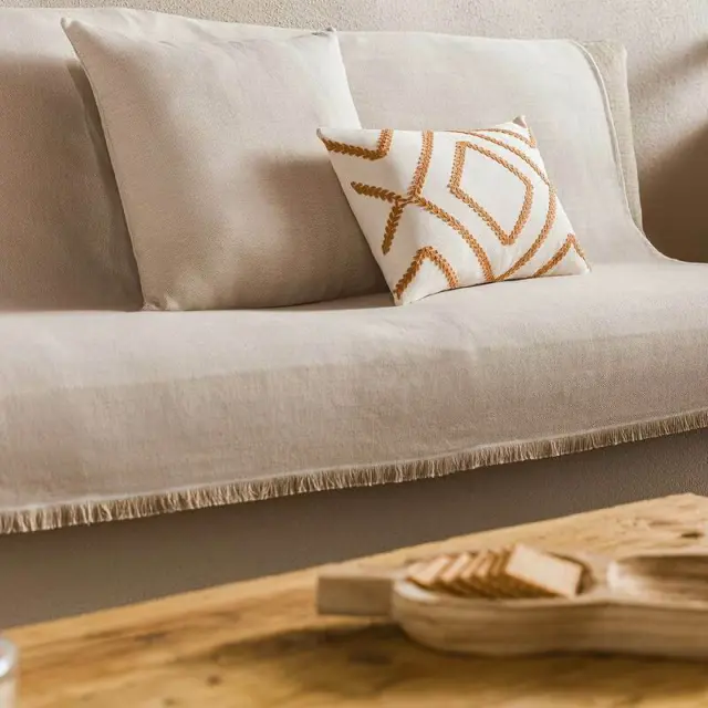 Ριχτάρι Πολυθρόνας 180X180 GOFIS HOME RENE Εκρού 732/05 2