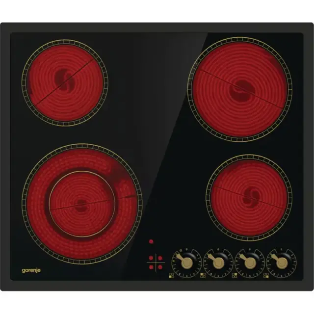Gorenje EC642CLB Κεραμική Εστία Retro 4 Ζωνών – Μαύρη Classico Design 3
