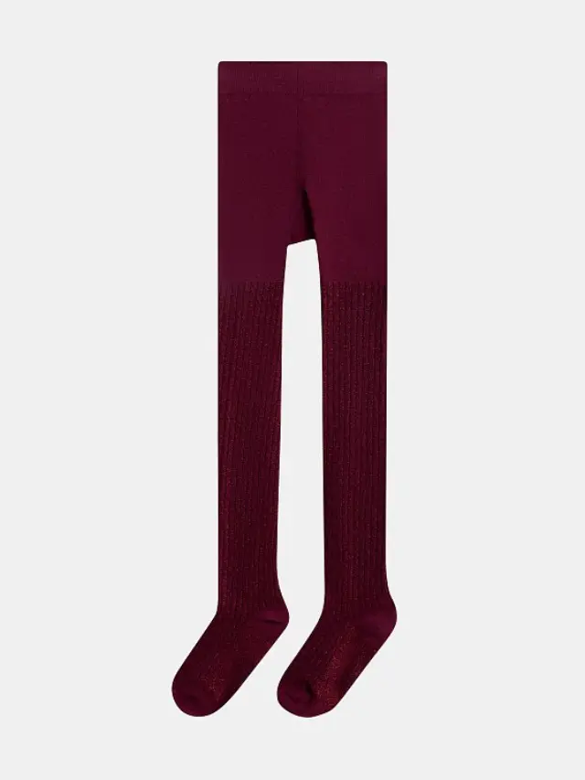 Παιδικό Καλσόν για Κορίτσια Burgundy Sparkle ΚΟΚΚΙΝΟ