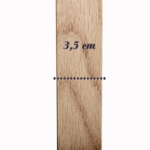 Κορνίζα ξύλινη τοίχου 50x70cm χρώμα φυσικό ξύλο δρυς , τζάμι Ματ (Κ1061/6) 3