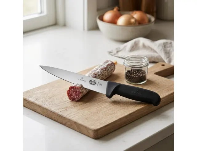 Μαχαίρι Σφαγής Victorinox Fibrox με μήκος λεπίδας 14cm - Black5.5603.14