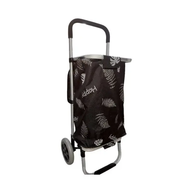 Υφασμάτινο καρότσι λαϊκής - ZZ602 - 981294 - Black