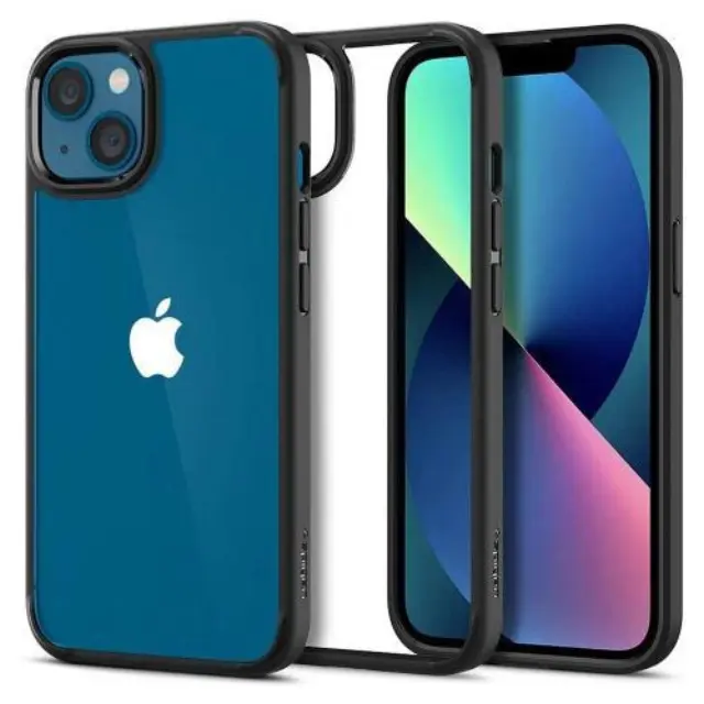 Θήκη TPU & PC Spigen Apple iPhone 13 Ultra Hybrid Διάφανο-Μαύρο N56032