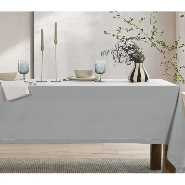 NEF-NEF ΤΡΑΠΕΖΟΜΑΝΤΗΛΟ STEADY 150X300 NEF-NEF HOMEWARE, 100% BAMBAKI - L.GREY (037544)