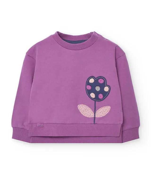 Boboli Μπλούζα φούτερ για κορίτσι MEADOWS FLOWERS - 10Y