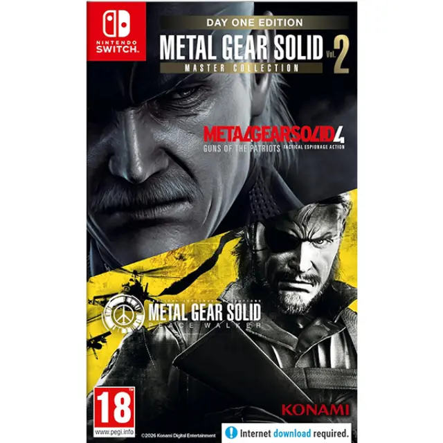 Metal Gear Solid Master Collection Vol. 2 D1 Edition (Nintendo Switch)