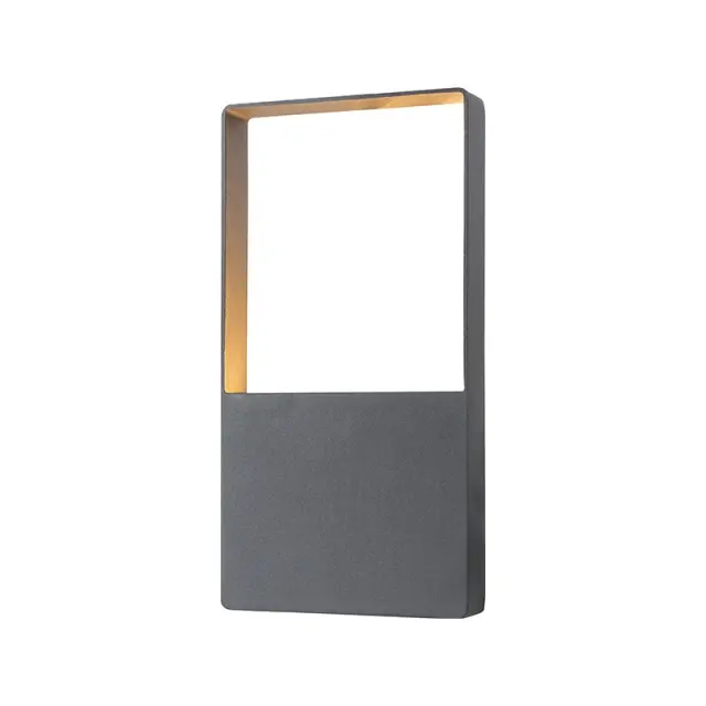 LED SMD WALL LUMINAIRE 4W 240LM 120° 230V AC 3.000K DARK GREY CRI80 IP54 30.000HRS / LG2361G
