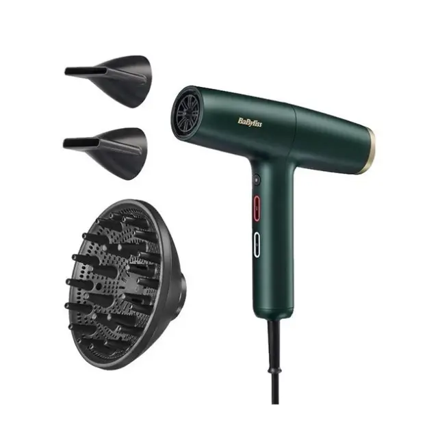 BaByliss Πιστολάκι Μαλλιών Air Power Pro 1700W Green (D6555DE)