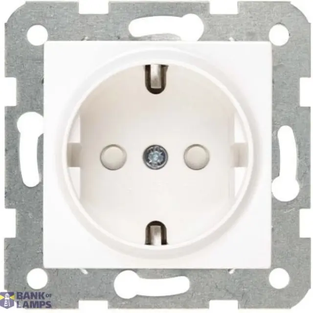 Karre-Meridian White (Quick Connection) Child Protected Socket