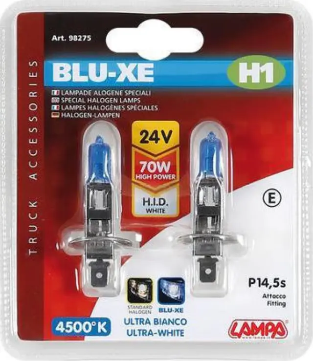 Lampa H1 Blu-Xe 4500K 24V 2τμχ 98275