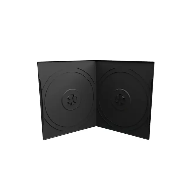 MediaRange DVD Case for 2 discs, 7mm, pocket sized, Black (MRBOX10-2)