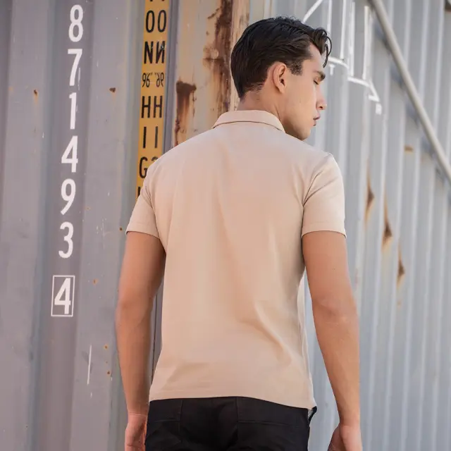 Μπλούζα Polo Noshame® Μπεζ - 112320 - XXL 2