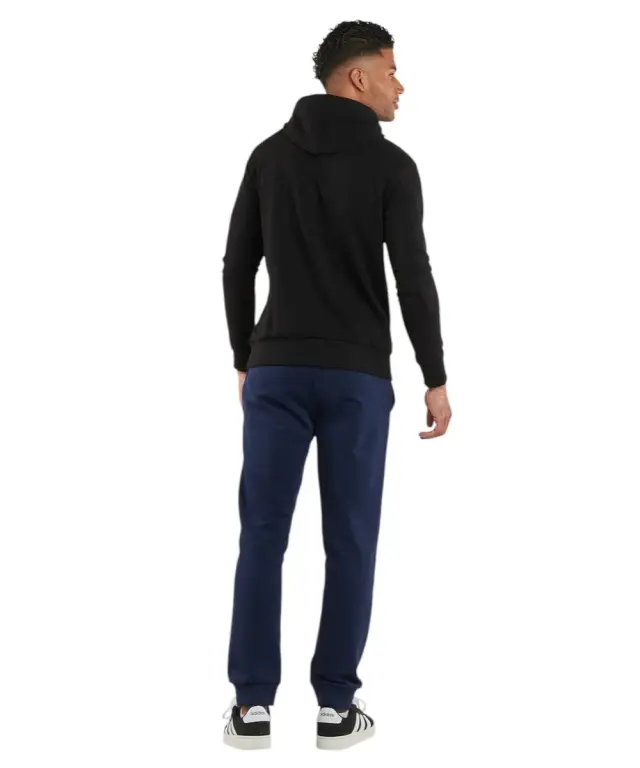 Fila - Ανδρική Μπλούζα Φούτερ Με Κουκούλα Lumezzane FAM0875-80010 Μαύρο 3