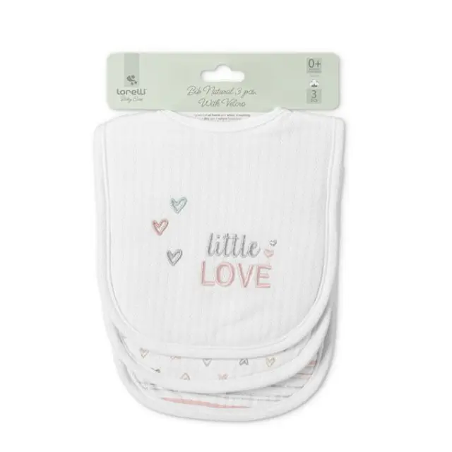 Lorelli Υφασμάτινη Σαλιάρα Με Velcro 3Τ. Natural Girl 10260290003 2
