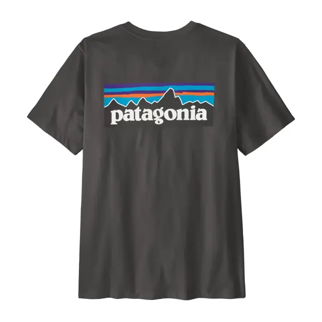 Patagonia P-6 Logo T-Shirt Ανδρικό Ink Black - X Large