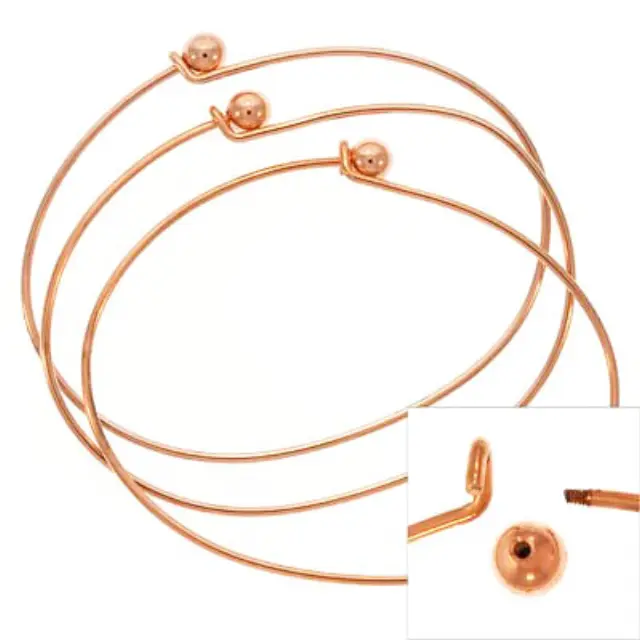 Μπρασελέ Add a Bead 70x53x1.5mm - Copper Plated - 2τεμ