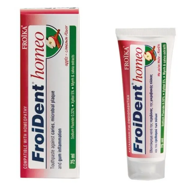 Froika Froident Homeo Οδοντόκρεμα Μήλο & Κανέλα 75ml