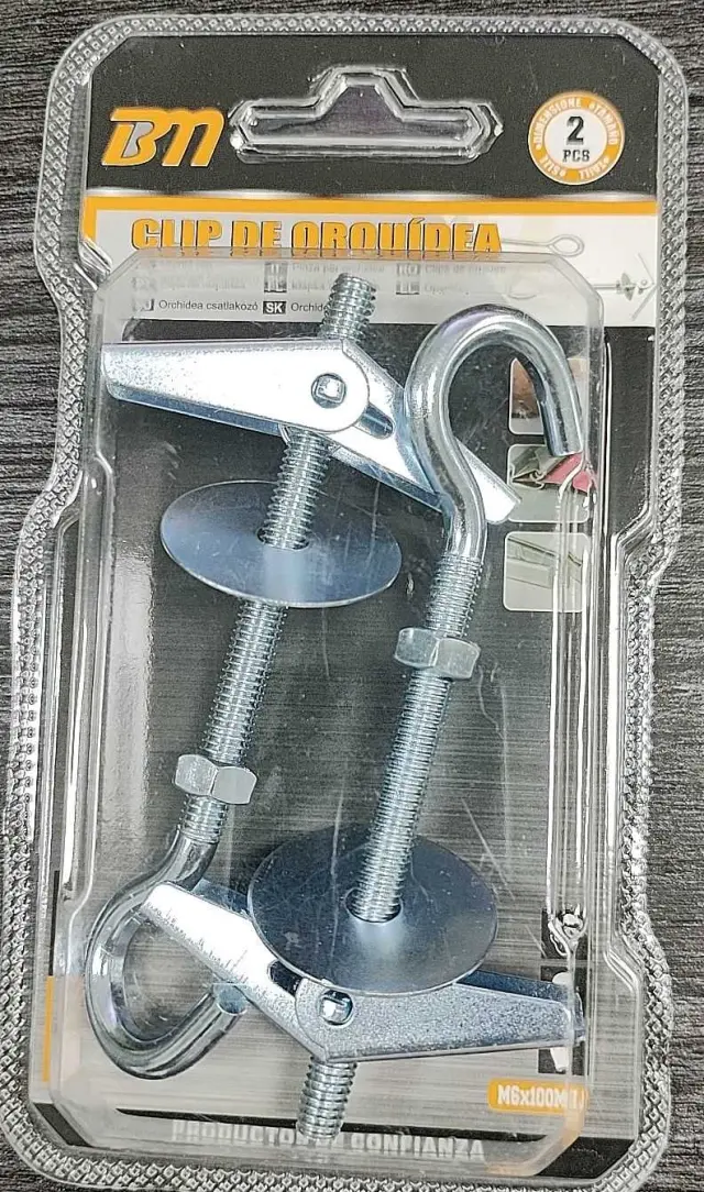Βύσματα γυψοσανίδας με άγκιστρο - M6*100mm - Σετ 12 πακέτα των 2 τεμαχίων - 206685 2